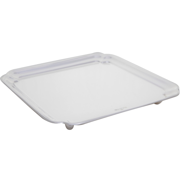 square silver tray