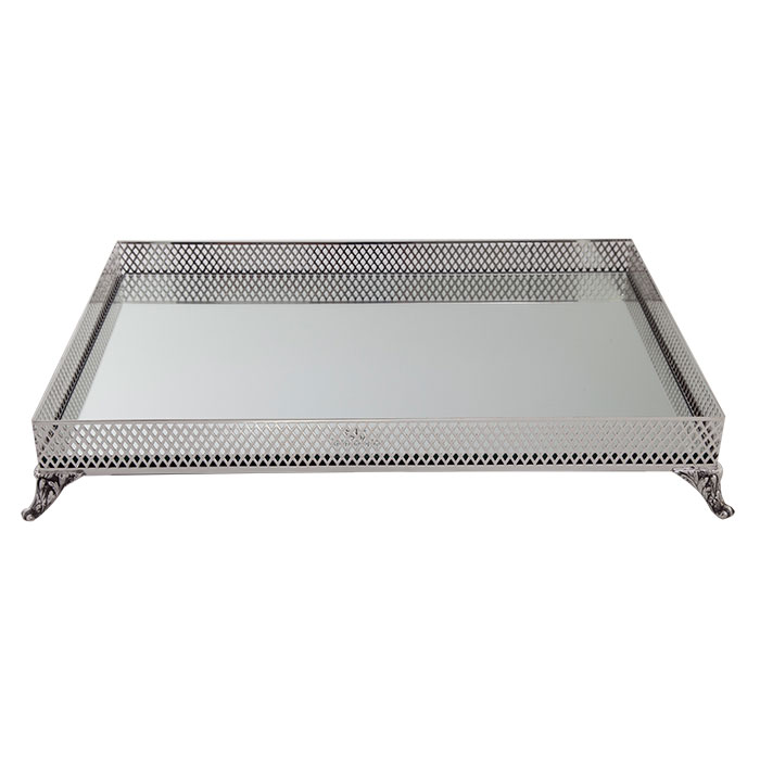 mirrored cocktail tray